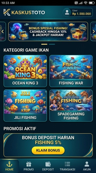 Cuplikan layar menu unduhan kaskustoto untuk perangkat Android
